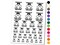 Toadally Totally Awesome Frog with Sunglasses Temporary Tattoo Water Resistant Fake Body Art Set Collection
